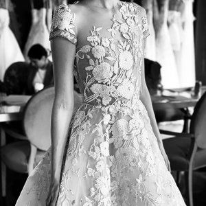 Reem Acra “Open Your Heart” wedding dress